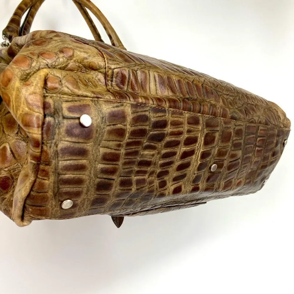 Roberta Gandolfi  Animal Print Leather Bag Italy